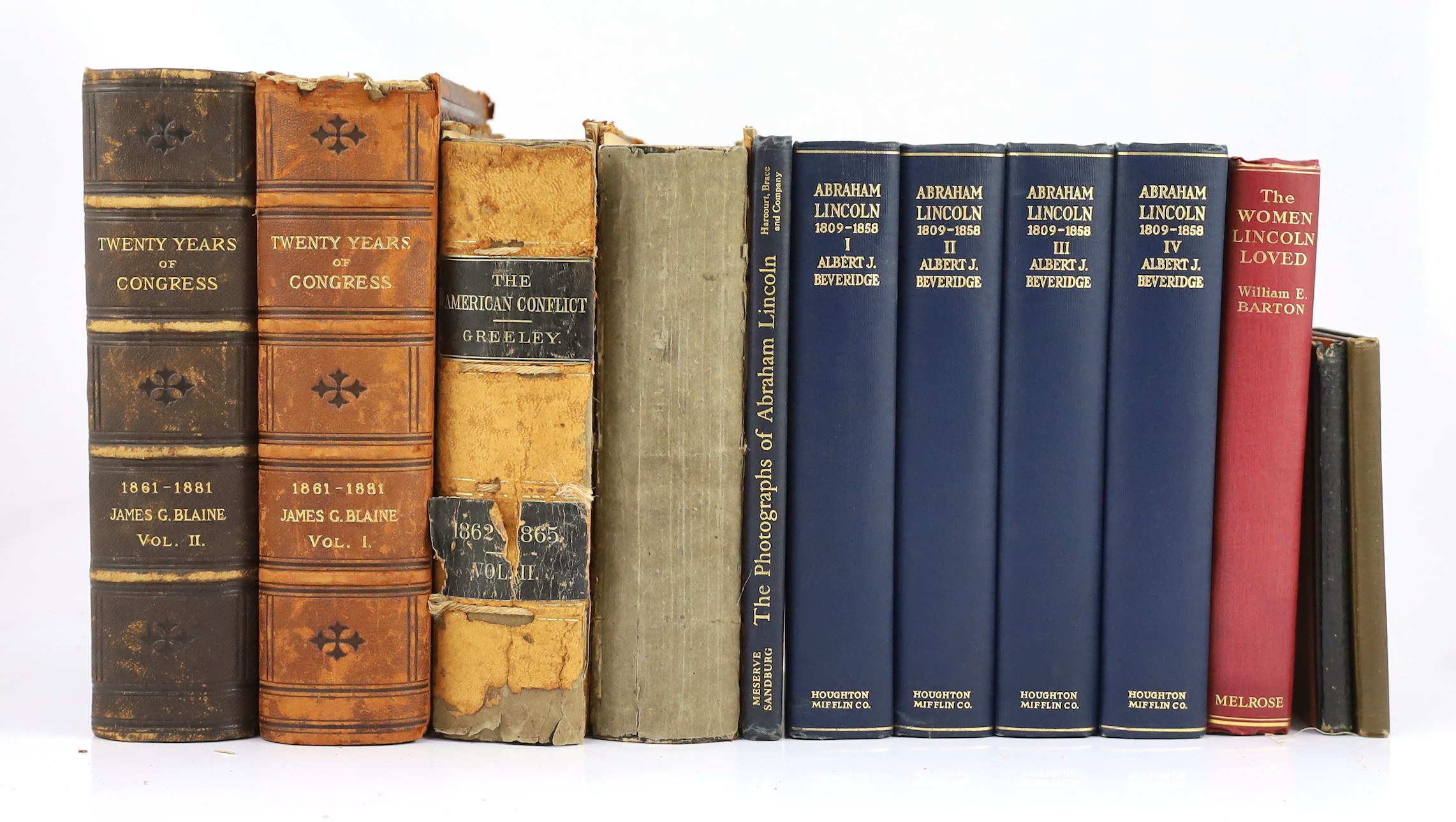 Greeley, Horace - The American Conflict: a history ... 2 vols, num. plates and text illus.
